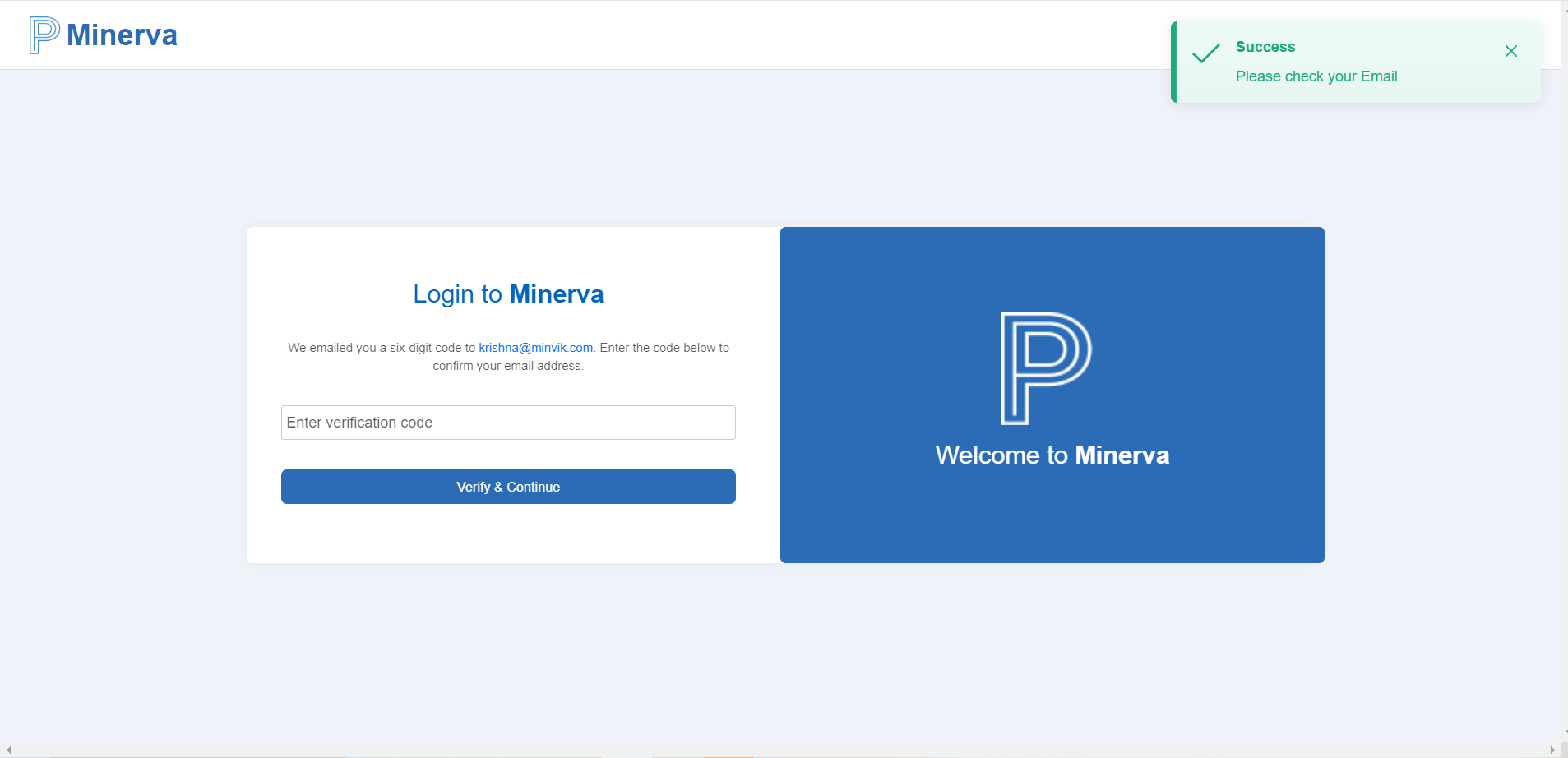 Log In Verification